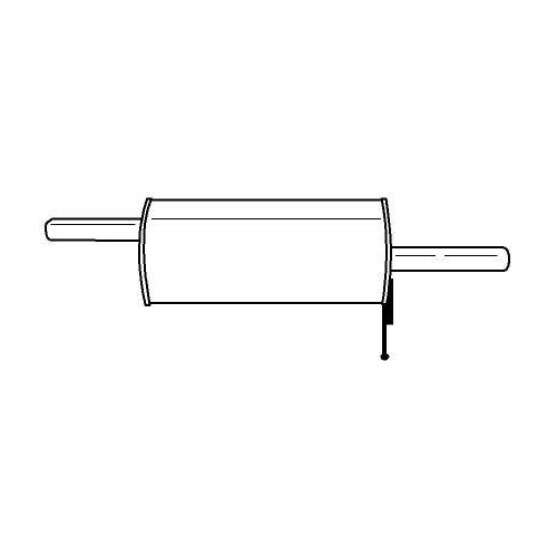 Endschalldämpfer Sigam 49621 für Dacia