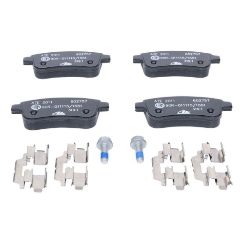 Bremsbelagsatz Scheibenbremse Ate 13-0460-2757-2 f&uuml;r Renault Hinterachse