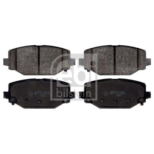 Bremsbelagsatz Scheibenbremse Febi Bilstein 116111 f&uuml;r Chrysler Dodge Fiat