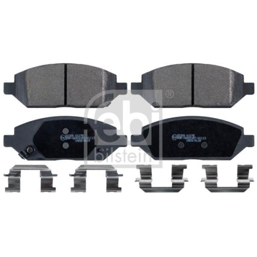 Bremsbelagsatz Scheibenbremse Febi Bilstein 16974 f&uuml;r Opel Vauxhall Vorderachse