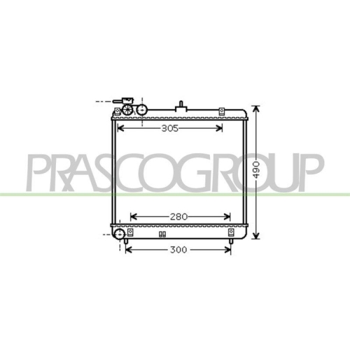 K&uuml;hler Motork&uuml;hlung Prasco HN324R001 Prascoselection f&uuml;r Hyundai
