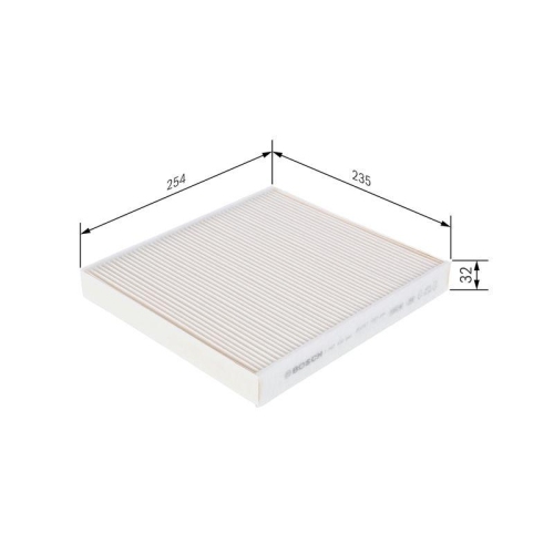 Filter Innenraumluft Bosch 1987432540 f&uuml;r Audi Man Seat Skoda VW Cupra