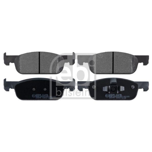 Bremsbelagsatz Scheibenbremse Febi Bilstein 16975 f&uuml;r Renault Dacia Vorderachse