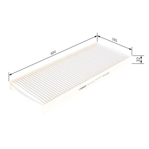 Filter Innenraumluft Bosch 1987432091 für Citroën Fiat Lancia Peugeot