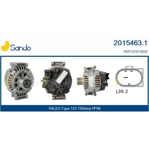 Generator Sando 2015463.1 für Mercedes Benz Mercedes Benz