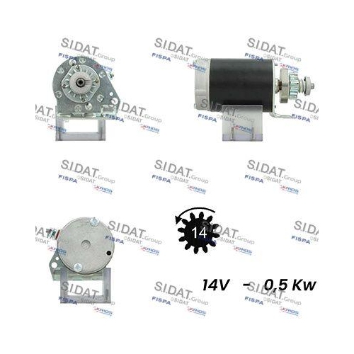 Starter Sidat S12BS0453A2 f&uuml;r John Deere