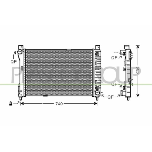 K&uuml;hler Motork&uuml;hlung Prasco ME026R001 Prascoselection f&uuml;r Mercedes Benz
