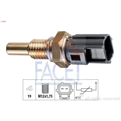 Sensor K&uuml;hlmitteltemperatur Facet 7.3294 Made In Italy - Oe Equivalent f&uuml;r Ford
