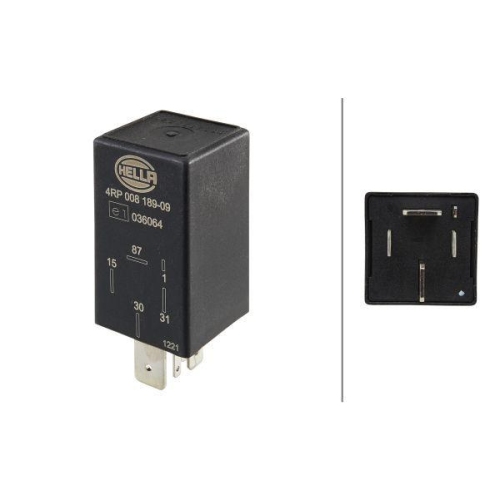 Relais Kraftstoffpumpe Hella 4RP 008 189-091 für Audi VW