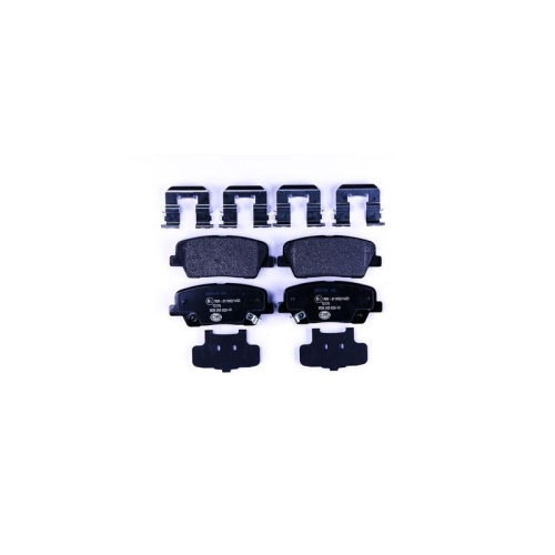 Bremsbelagsatz Scheibenbremse Hella 8DB 355 020-101 f&uuml;r Ssangyong Hyundai Kia