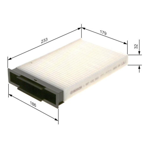 Filter Innenraumluft Bosch 1987432093 f&uuml;r Renault