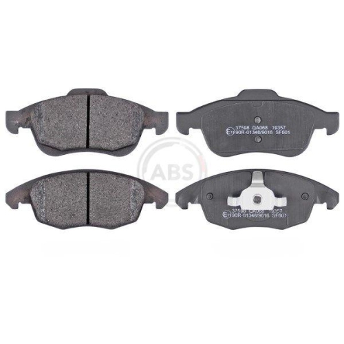 Bremsbelagsatz Scheibenbremse A.b.s. 37598 f&uuml;r Citro&euml;n Peugeot Vorderachse