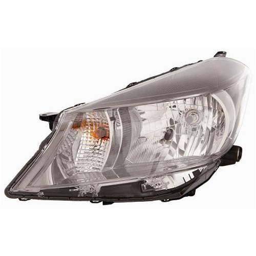 RECHTER SCHEINWERFER TOYOTA YARIS 2011 PARAB. CHROM OBERKANTE DUNKELGRAU REC