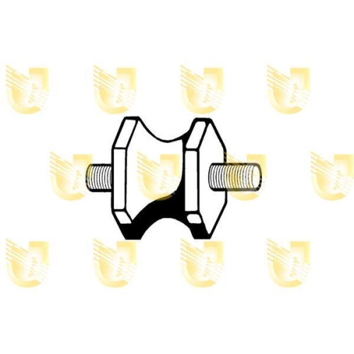 Halter Schalld&auml;mpfer Unigom 165027 f&uuml;r Renault