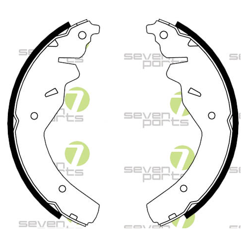 Bremsbackensatz 7 Seven Parts SVG10925 für Hinterachse