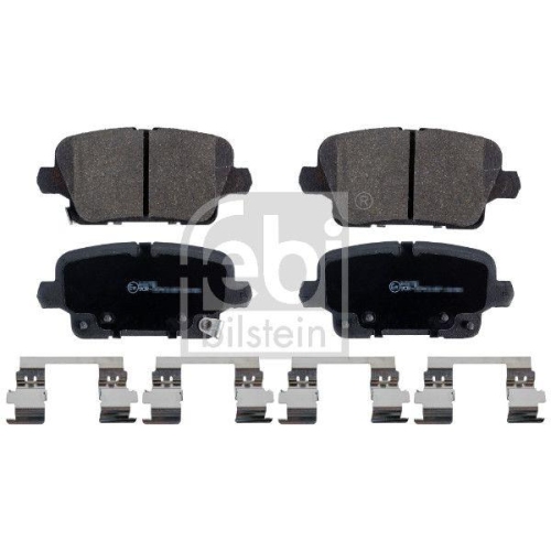 Bremsbelagsatz Scheibenbremse Febi Bilstein 16983 f&uuml;r Opel Vauxhall Hinterachse