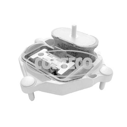 Lagerung Automatikgetriebe Corteco 49476430 f&uuml;r Audi Porsche Hinten Unten