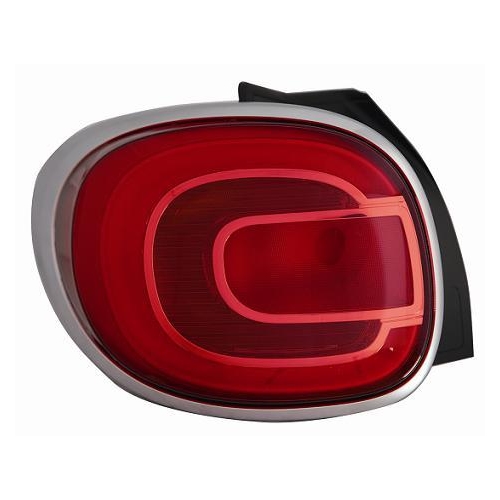 R&Uuml;CKLICHTEINHEIT DX FIAT 500L 2012 SATIN-RAHMEN MOD. TREKKING RICHTIG