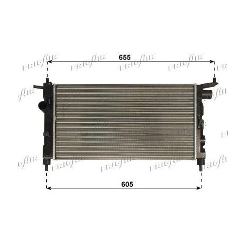 K&uuml;hler Motork&uuml;hlung Frigair 0107.3010 f&uuml;r Gmc General Motors