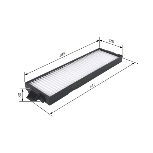 Filter Innenraumluft Bosch 1987432096 für Saab Scania