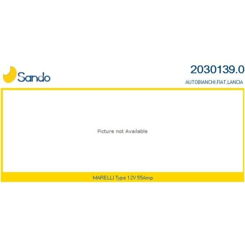 Generator Sando 2030139.0 f&uuml;r Fiat