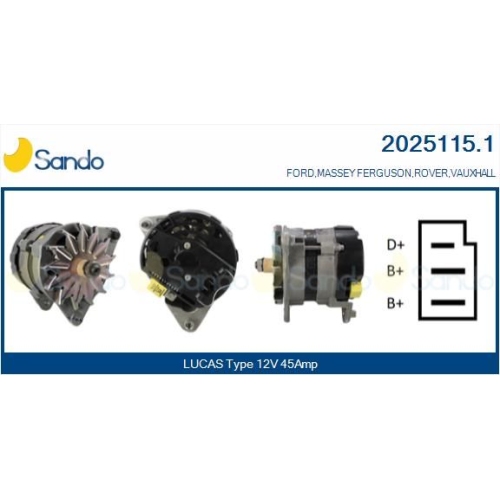 Generator Sando 2025115.1 f&uuml;r