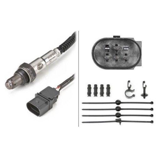 Lambdasonde Hella 6PA 009 166-851 für Audi Ford Seat Skoda VW Links Rechts Vorne