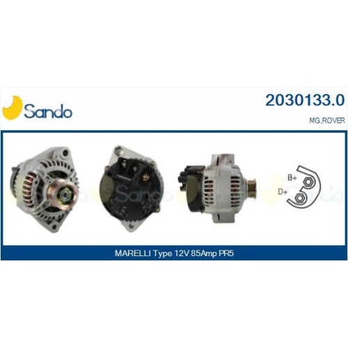 Generator Sando 2030133.0 f&uuml;r Rover