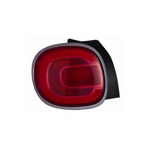 R&Uuml;CKLICHTEINHEIT RECHTER FIAT 500L 2012 CHROMRAHMEN RECHTE DEPO-MARKE