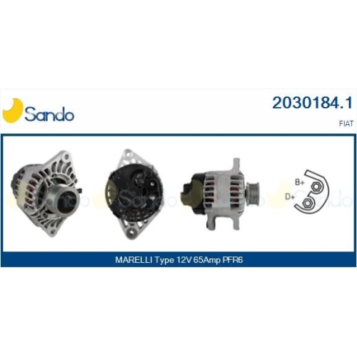Generator Sando 2030184.1 f&uuml;r Fiat