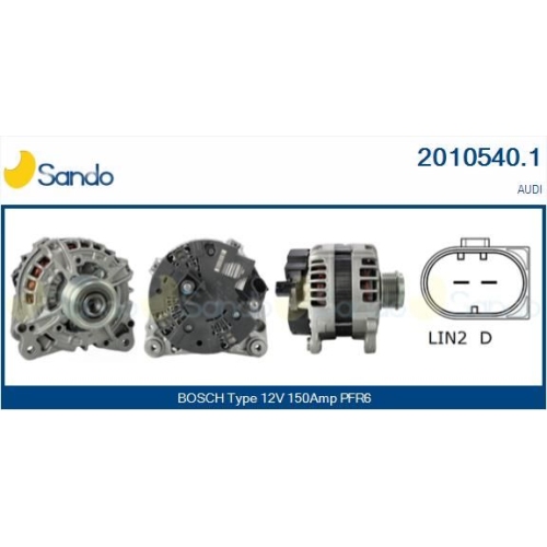 Generator Sando 2010540.1 f&uuml;r Vag