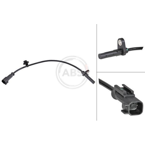 Sensor Raddrehzahl A.b.s. 30188 f&uuml;r Ford Hinterachse