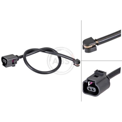 Warnkontakt Bremsbelagverschlei&szlig; A.b.s. 39810 f&uuml;r Porsche Vorderachse