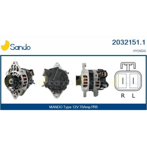 Generator Sando 2032151.1 f&uuml;r Hyundai