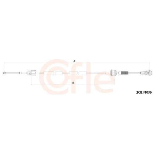 Seilzug Schaltgetriebe Cofle 2CB.FI036 für Fiat