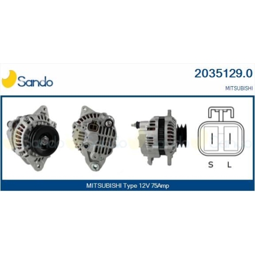 Generator Sando 2035129.0 für Mitsubishi
