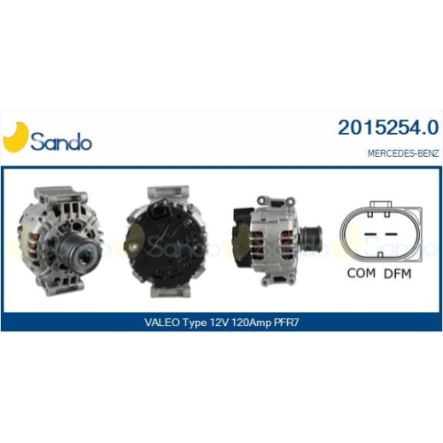 Generator Sando 2015254.0 für Mercedes Benz Mercedes Benz Mercedes Benz