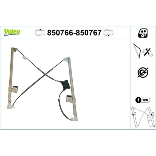 Fensterheber Valeo 850766 f&uuml;r Mercedes Benz Mercedes Benz Mercedes Benz