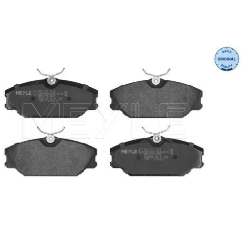 Bremsbelagsatz Scheibenbremse Meyle 0252317218 Meyle-original: True To Oe. f&uuml;r