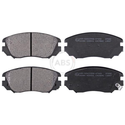 Bremsbelagsatz Scheibenbremse A.b.s. 37682 f&uuml;r Opel Saab Vauxhall Chevrolet