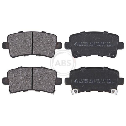 Bremsbelagsatz Scheibenbremse A.b.s. 37729 f&uuml;r Opel Saab Vauxhall Chevrolet