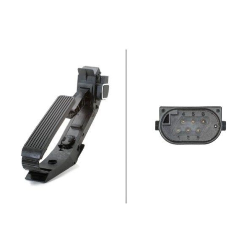 Sensor Fahrpedalstellung Hella 6PV 010 946-001 f&uuml;r Mercedes Benz Mercedes Benz