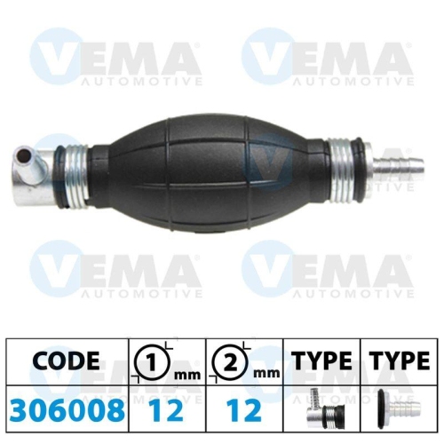 Pumpe Kraftstoffvorförderung Vema 306008 für