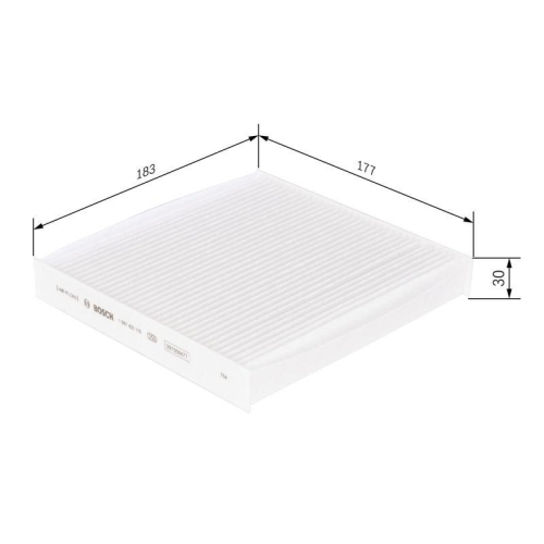 Filter Innenraumluft Bosch 1987432115 f&uuml;r Honda Subaru