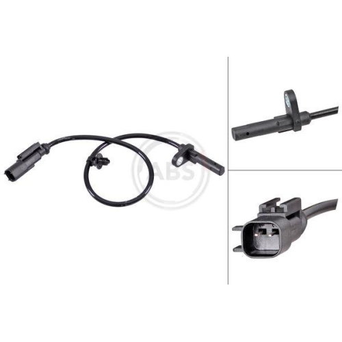Sensor Raddrehzahl A.b.s. 31723 f&uuml;r Ford Standard Automobile Hinterachse