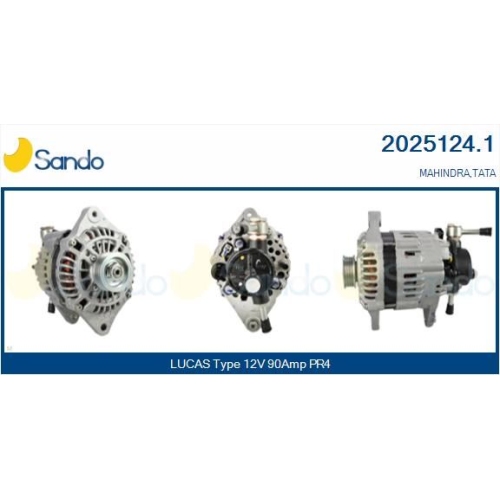 Generator Sando 2025124.1 f&uuml;r Mahindra