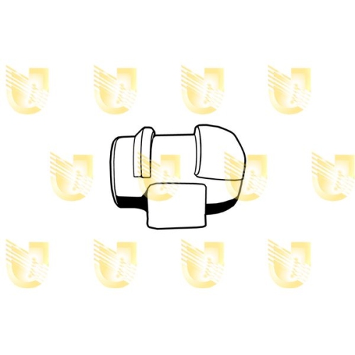 Lagerbuchse Stabilisator Unigom 391045 f&uuml;r Renault Vorderachse Links