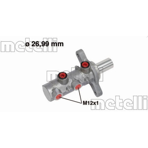 Hauptbremszylinder Metelli 05-0729 f&uuml;r Citro&euml;n Fiat Peugeot