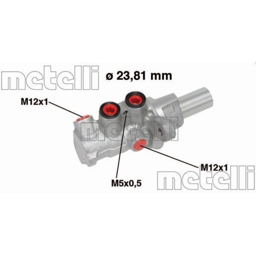 Hauptbremszylinder Metelli 05-0749 f&uuml;r Nissan