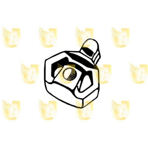 Gummistreifen Abgasanlage Unigom 165063 für Renault